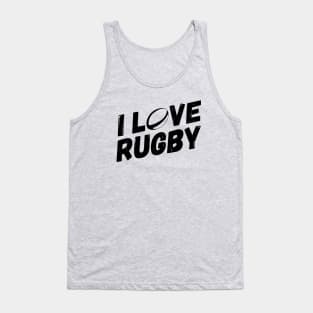 I Love Rugby Tank Top